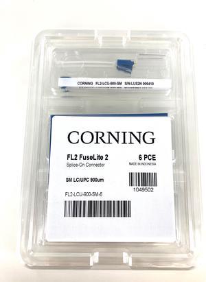 Corning FL2-LCU-900-SM-6 FuseLite 2 Splice-on Connector LC UPC Singlemode SM OS2, 6-Pack