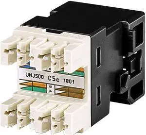Commscope UNJ500-BK Cat5e M-Series Modular Jack, Black, 760237765