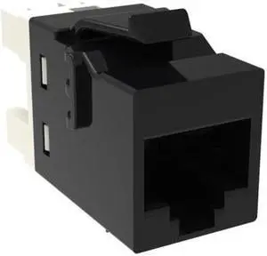 Commscope UKJ600-BLK Uniprise Cat6 KJ-Series Modular Jack, Black RJ45