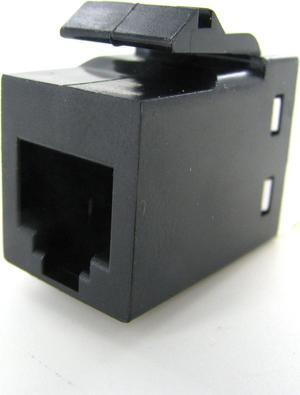 Commscope 1375192-2 Cat3 SL-Series Modular Jack, Black, RJ11 RJ14 RJ25