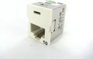 Ortronics OR-TJ610-99 Clarity TracJack Cat6a 10G Jack, Wiremold Ivory