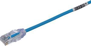 Panduit UTP28SP4BU Cat6 28awg UTP Network Patch Cable, 4 Ft Blue
