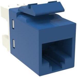Commscope USL600-BLUE Uniprise SL-Series RJ45 Cat6 Jack, Blue