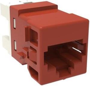 Commscope UNJ600-OR Uniprise Cat6 M-Series Modular Jack, Orange