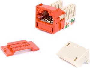 Commscope UNJ600T-OR Uniprise Cat6 M-Series Modular Jack, Orange