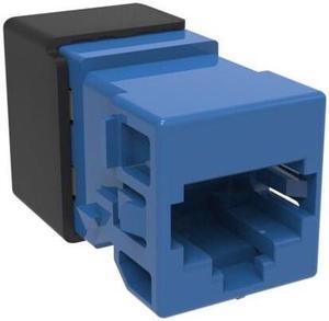 Commscope UNJ10G-BL Uniprise Cat6a M-Series Unshielded RJ45 Modular Jack, Blue, Part # 760241176