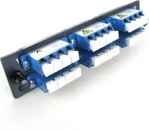 Legrand/Ortronics OFP-LCQ24AC 6 LC Quad Singlemode Fiber Optic Adapter Panel