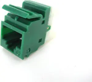 Siemon MX6-F07 Cat6 RJ45 Flat Modular Jack, Green