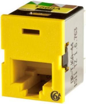 Ortronics OR-TJ6A-44 Clarity TracJack Cat6a Jack, Dark Yellow