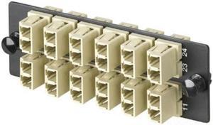 Panduit FAP12WEIDLC Fiber Optic Adapter Panel w/12 LC Duplex OM1 Multimode 62.5 Adapters