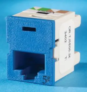 Ortronics Clarity TracJack CAT5e Jack, Dark Blue - OR-TJ5E00-36