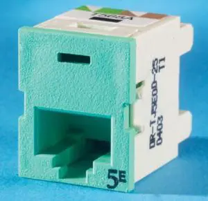 Ortronics OR-TJ5E00-25 Clarity TracJack CAT5e Jack Module, Light Green