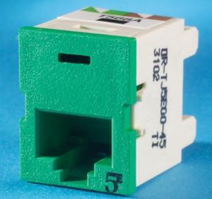 Ortronics OR-TJ5E00-45 Clarity TracJack Cat5e Jack Module, Dark Green