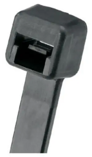 Panduit PLT1M-M00 Pan-Ty Cable Tie, Miniature, Weather Resistant Nylon, 3.9-Inch Length, Black, 1000 PK