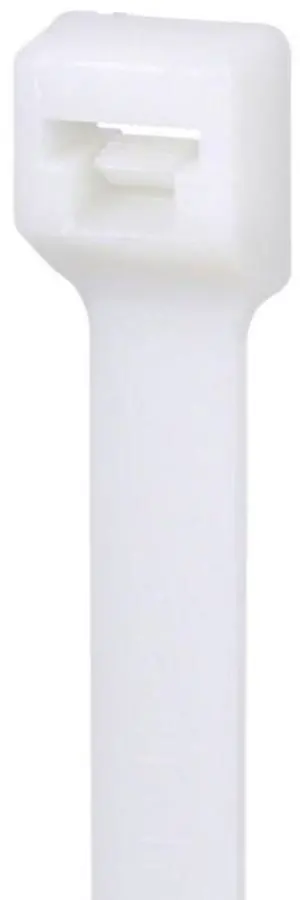 Panduit PLT2S-M69 Pan-Ty Locking Cable Ties, 7.4" Ivory Nylon 6.6 Flame-Retardent 1000pk