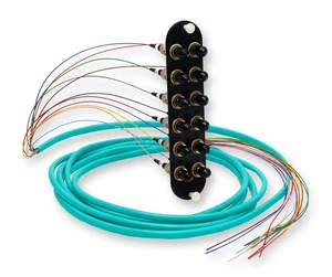 Corning CCH-CP12-H3-P03SH Pigtailed Fiber Adapter Panel, 12 Fiber ST 50um Multimode MM OM4 Corning CCH-CP12-H3-P03SH Pigtailed Fiber Adapter Panel, 12 Fiber ST 50um Multimode MM OM4