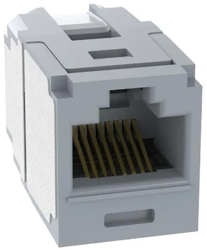 Panduit CC6X88IG Mini-Com Cat6a 10Gig RJ45 8P8C Coupler Module, Gray Panduit CC6X88IG Mini-Com Cat6a 10Gig RJ45 8P8C Coupler Module, Gray