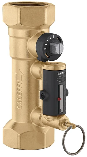 Caleffi 132552A QuickSetter 3/4-Inch FNPT Balancing Valve Flow Meter 2-7 GPM Caleffi 132552A QuickSetter 3/4-Inch FNPT Balancing Valve Flow Meter 2-7 GPM
