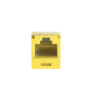 Panduit CJ688TGYL Mini-Com TX6 Plus Cat6 RJ45 Ethernet Jack Module, UTP Unshielded, Yellow Panduit CJ688TGYL Mini-Com TX6 Plus Cat6 RJ45 Ethernet Jack Module, UTP Unshielded, Yellow