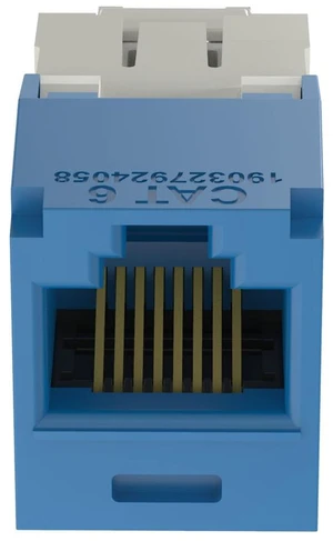 Panduit CJ688TGBU-C Mini-Com TX6 Plus Cat6 RJ45 Ethernet Jack Module, UTP Unshielded, Blue, 100-Pack Panduit CJ688TGBU-C Mini-Com TX6 Plus Cat6 RJ45 Ethernet Jack Module, UTP Unshielded, Blue, 100-Pack