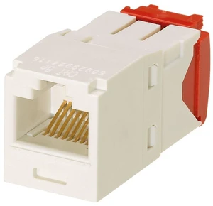 Panduit CJ5E88TGIW-24 Mini-Com TX5e Cat5e RJ45 Ethernet Jack Module, UTP Unshielded, Off-White, 24-Pack Panduit CJ5E88TGIW-24 Mini-Com TX5e Cat5e RJ45 Ethernet Jack Module, UTP Unshielded, Off-White, 24-Pack