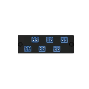 Panduit FAP6WBUDLCZ Fiber Optic Adapter Panel, 6 LC Duplex Singlemode OS1/OS2 Adapters Panduit FAP6WBUDLCZ Fiber Optic Adapter Panel, 6 LC Duplex Singlemode OS1/OS2 Adapters