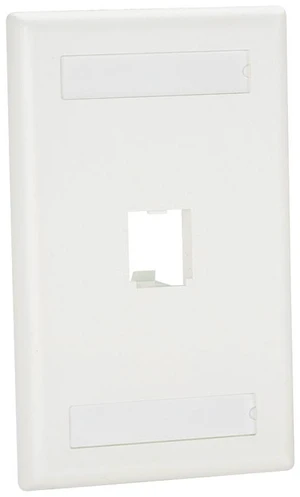Panduit CFPL1IWY Faceplate / Network Wall Plate Panduit CFPL1IWY Faceplate / Network Wall Plate