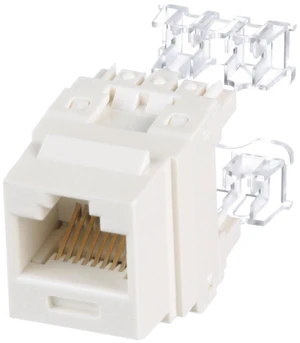 Panduit NK688MIW NetKey Cat6 Punchdown Keystone RJ45 Ethernet Jack Module, Off-White Panduit NK688MIW NetKey Cat6 Punchdown Keystone RJ45 Ethernet Jack Module, Off-White