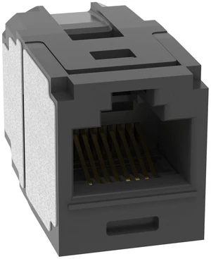 Panduit CC6X88BL Mini-Com Cat6A 10Gig UTP RJ45 Ethernet Coupler Module, Black Panduit CC6X88BL Mini-Com Cat6A 10Gig UTP RJ45 Ethernet Coupler Module, Black