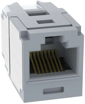 Panduit CC6X88IG Mini-Com Cat6a 10Gig RJ45 8P8C Coupler Module, Gray Panduit CC6X88IG Mini-Com Cat6a 10Gig RJ45 8P8C Coupler Module, Gray