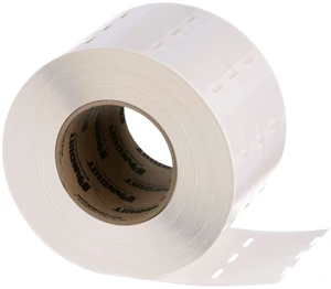 Panduit S100X400VATY-NOS Thermal Transfer Self-Laminating Labels, 1" W x 4" L, 1" Print-On Height, White, 2500 Labels Per Roll Panduit S100X400VATY-NOS Thermal Transfer Self-Laminating Labels, 1" W x 4" L, 1" Print-On Height, White, 2500 Labels Per Roll