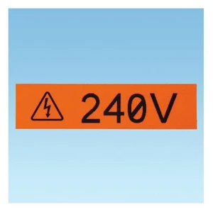 Panduit T100X000VWC-WH-NOS P1 Label Cassette, LS8 Vinyl Self Laminating Labels, White on Red Panduit T100X000VWC-WH-NOS P1 Label Cassette, LS8 Vinyl Self Laminating Labels, White on Red