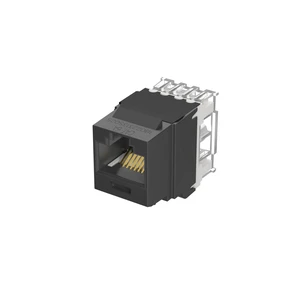 Panduit NK6X88MBL NetKey Cat6a RJ45 UTP Keystone Punchdown Jack Module, Black Panduit NK6X88MBL NetKey Cat6a RJ45 UTP Keystone Punchdown Jack Module, Black
