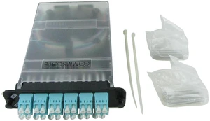 Commscope PNL-CS-24LCX-PT 24 Fiber LC OM4 Splice Cassette w/ Pigtails 760221697 Commscope PNL-CS-24LCX-PT 24 Fiber LC OM4 Splice Cassette w/ Pigtails 760221697