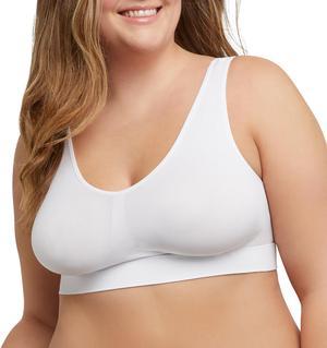 Just My Size Women's Pure Comfort Bra, White, X-Large