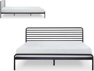 Zinus Sonnet Metal Platform Bed Frame / Mattress Foundation / No Boxspring Needed / Wood Slat Support / Design Award Winner, Full