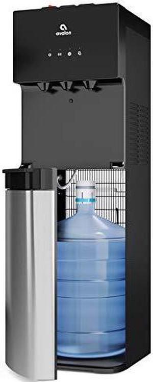 Avalon Bottom Loading Water Cooler Water Dispenser, 3 Temperature, UL/Energy Star Approved, Black & Stainless Steel