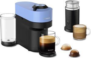 Nespresso Vertuo Pop Coffee and Espresso Machine with Aeroccino by DeLonghi Pacific Blue