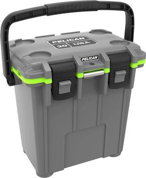 Pelican Elite 20 Quart Cooler (Dark Grey/Green)