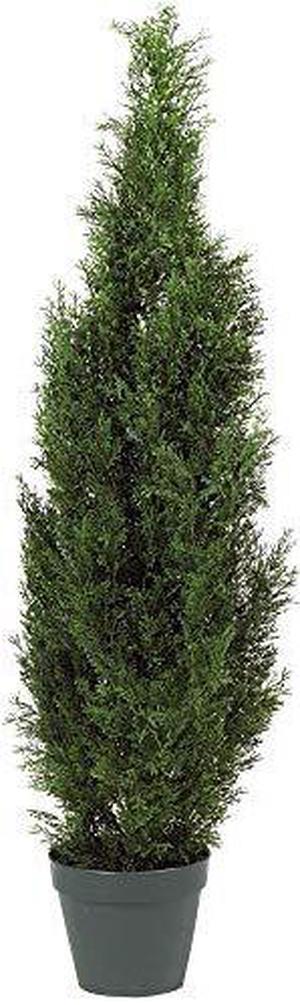 Nearly Natural 5172 Cedar Silk Tree, 4-Feet, Green