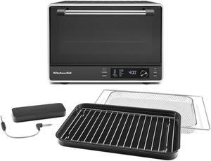 KitchenAid Dual Convection Countertop Oven with Air Fry and Temperature Probe, Black Matte, KCO224BM