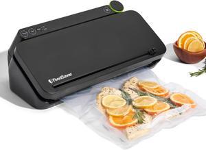 FoodSaver Premier Multi-Use Food Preservation System, Vacuum Sealing Machine with Built-In Handheld Sealer, Matte Black