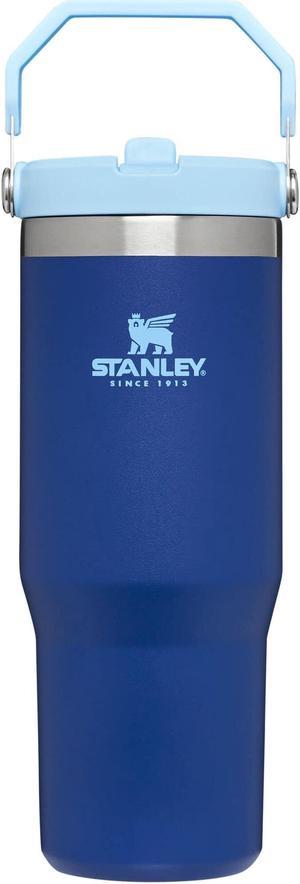 STANLEY IceFlow Stainless Steel Tumbler - Vacuum Insulated Water Bottle for Home, Office or Car Reusable Cup with Straw Leak Resistant Flip Cold for 12 Hours or Iced for 2 Days, Lapis, 30 OZ / 0.89 L