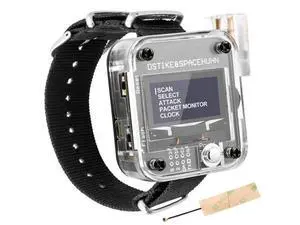 Deauther Watch V3 ESP8266 Programmable Development Board Wearable Smartwatch OLED/Control/Test Tool LOT Deauther Watch V3 ESP8266 Programmable Development Board Wearable Smartwatch OLED/Control/Test Tool LOT
