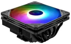ID-COOLING IS-55 ARGB CPU Cooler Low Profile 57mm Height CPU Air Cooler ARGB 5 Heatpipes 120x120x15mm Slim Fan, Desktop CPU Fan for Intel LGA1700/115X/1200; AMD AM4/AM5 ID-COOLING IS-55 ARGB CPU Cooler Low Profile 57mm Height CPU Air Cooler ARGB 5 Heatpipes 120x120x15mm Slim Fan, Desktop CPU Fan for Intel LGA1700/115X/1200; AMD AM4/AM5