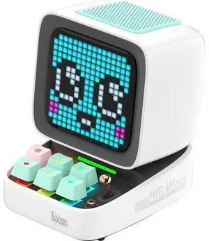 Ditoo Pixel Art Gaming Portable Bluetooth Speaker with App Controlled 16X16 LED Front Panel, Also a Smart Alarm (White) Ditoo Pixel Art Gaming Portable Bluetooth Speaker with App Controlled 16X16 LED Front Panel, Also a Smart Alarm (White)