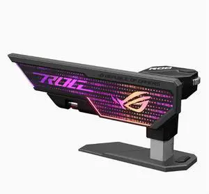 R0G Player Naton Hecules computer graphics card stand supports RTx 5090 gaphics card and is compatible with AsUs computers of the 40 sernies.