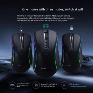 Superpower W/ireless E-sports Mouse - 3 Modes Switc hing - Computer, 0fice, Home Use - Fotnite, LOL - Bluetooth Mouse Superpower W/ireless E-sports Mouse - 3 Modes Switc hing - Computer, 0fice, Home Use - Fotnite, LOL - Bluetooth Mouse