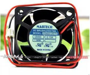 MARTECH DF0402012SEHN 4020 4CM 12V 0.13A 1.56W Silent Cooling Fan MARTECH DF0402012SEHN 4020 4CM 12V 0.13A 1.56W Silent Cooling Fan