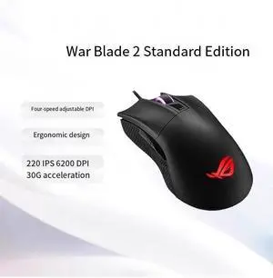 ROG Warframe 2 Standard Edition Gaming Mouse with RGB Optical Technologyfor Competitive Shooting, Wired Mechanical Gaming Laptop, Desktop Mouse, Delta Operation ROG Warframe 2 Standard Edition Gaming Mouse with RGB Optical Technologyfor Competitive Shooting, Wired Mechanical Gaming Laptop, Desktop Mouse, Delta Operation